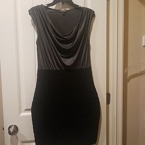 Grey and Black dress